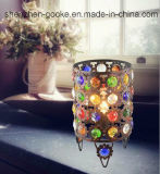 Living Room Art Desk Light of Wrought Iron Crystal with CE Certificate