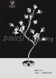 Modern Halogen Flower Crystal Decorative Table Lamp (9471-6t)