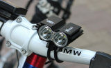 2000 Lumen 2X CREE Xm-L U2 LED Bicycle Headlight Headlamp Light