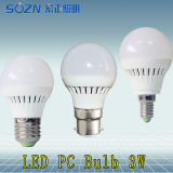 B22 3W LED Bulb Light with High Power LED (QP-SZ-150303-022)