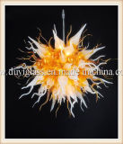 Yellow Ball Blow Glass Chandelier Light for Hotel Decoration