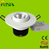 COB 7W Dimmable Recessed LED Down Light with CE, RoHS Approved