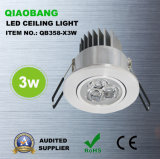 Hot Sale LED Ceiling Light with CE RoHS (QB358-X3w)