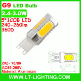 New Item G9 LED Bulb 3W, COB LED Chip (LT-G9P20)