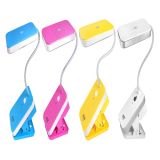 China Market of Electronic Rechargeable Flexible Clip LED Desk Lamp