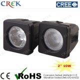 10W Square CREE LED Work Light for Motorcycle (CK-WC0110B)