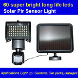 60 LEDs Solar Sensor Light with Waterproof, Entrances, Porches, Gardens, Carports