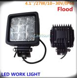 4'' Square 27W 12V 24V Flood Light LED Work Light