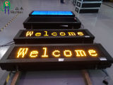 Outdoor Text Advertising Double Color LED Scrolling Text Display