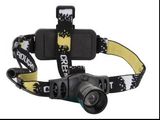 LED Zoom Headlamp, adjustable Focus Zoom Flashlight (YF-6142)