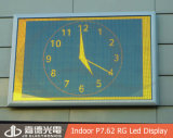 Indoor P7.62 Dual Color LED Clock Display