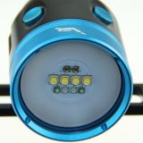 Hoozhu CREE LEDs Max 4000 Lm Diving Light for Video with Four Color Light