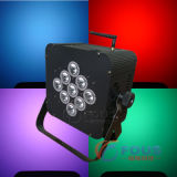 9PCS 3W Tri-Color Wireless Battery LED Slim PAR / LED Stage PAR / LED Flat PAR (FS-P5002)