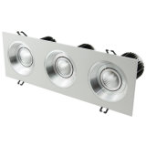 Spray White+Silver Stairs Inner Ring 45W COB LED Wall Washer
