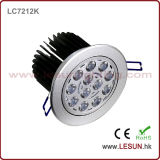 CE Approval Cut Hole 120mm 12*3W LED Down Light LC7212k