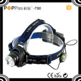T90 Telescopic Xml T6 High Power Headlight for Outdoors Safetys Plastic Camping LED Headlamp