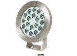 18W IP68 LED Underwater Light with Stainless Steel Fixture