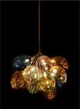 Mouth Blown Colorful Glass Ball Chandelier