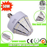 E27 50W Cool White LED Pole Street Light with ETL Approved