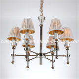 Decorative Iron Chandelier with Fabric Shade (SL2051-6)