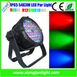 Outdoor Stage Lighting 54X3w LED Part Light RGBW
