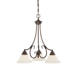Hot Sale Chandelier with Glass Shade (1373RRBZ)