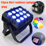 12PCS 6in1 Waterproof LED PAR Light IP65 Waterproof Outdoor Light Stage PAR Light