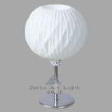 Contemporary High Quality White PE Fabric Shade Bedside Table Lamps (C5003006)