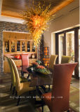Golden Article Decoration Glass Chandelier for Home