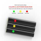 Promotional Portable LED Flashlight with Colorful Power Indicator