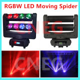 8 X 12W RGBW LED Moving Head Spider Light