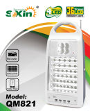 Multifunction Rechargeable Emergency Light with FM Radio Solar (QM821)