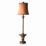 Poly Table Lamp With Fabric Shade