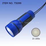 21 LEDs Plastic Flashlight (T5099)