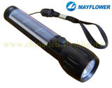 Aluminum LED Solar Flashlight