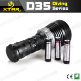Xtar New 3x U2 LED Diving Flashlight D35