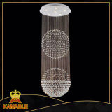 Modern Ceiling Double Ball Chandelier Crystal