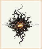 Beautiful Black Mouth Blow Glass Chandelier for Decoration