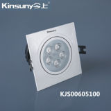 5W Grille LED Spotlight with Cut Hole 100*100mm (KJS00605100-L/S)