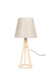 Modern Style Simple Table Lamp with Wooden Base
