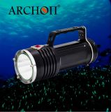 2200 Lumens Caving/Technical/Professional Goodman Handle LED Dive Flashlight with CE&RoHS