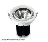 Round and White 20W LED Down Light with Aluminum