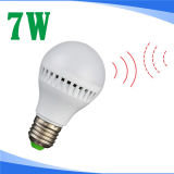 7W Motion Sensor LED Bulb Light