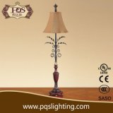 Tall Iron Craft Resin Base Table Lamp