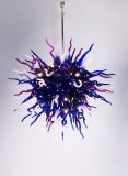 Mini Size Hand Blown Glass Chandelier with LED Bulbs