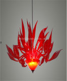 Red Decoration Glass Chandelier for Ceiling