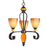Traditional Rust Color Chandelier (MX-1233-3P)