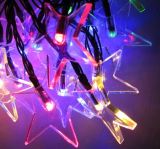 Energy-Saving Solar LED String Light with Plastic Star