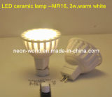 Warm White LED Lamp Lighting - MR16, 3W, Ceramic