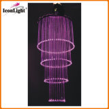 LED Crystal Fiber Optic Wedding Chandelier Ceiling Light (ICON-FC-03)